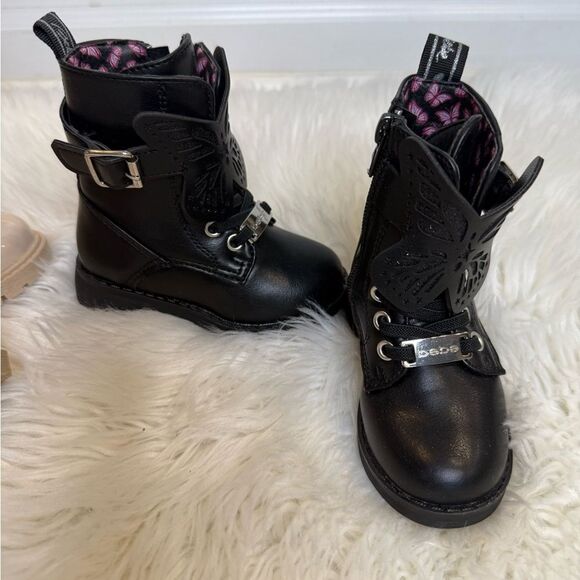 Jessica Simpson Kids Boots in Black and Cream - Picture 5 of 6